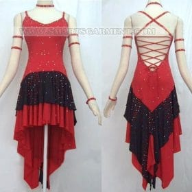 latin dancing clothes shop,plus size latin competition dance apparels:LD-SG1424