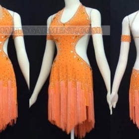latin dancing apparels for kids,latin competition dance costumes:LD-SG1428