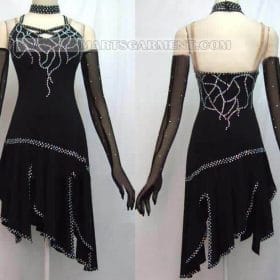 custom made latin dancing clothes,tailor made latin competition dance garment:LD