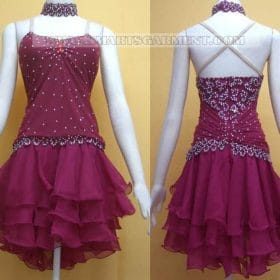 sexy latin dancing clothes,Inexpensive latin competition dance costumes:LD-SG146
