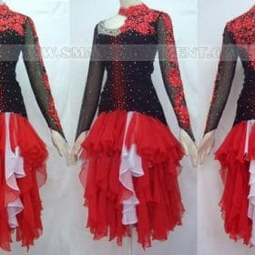 latin dancing apparels for kids,hot sale latin competition dance clothes:LD-SG15