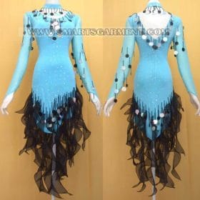big size latin dancing clothes,latin competition dance garment outlet:LD-SG1603