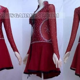 hot sale latin dancing apparels,quality latin competition dance outfits:LD-SG160