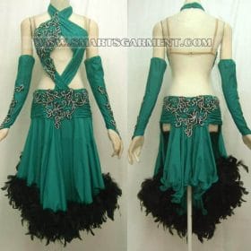 tailor made latin dancing clothes,quality latin competition dance garment:LD-SG1