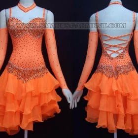 sexy latin dancing apparels,brand new latin competition dance clothing:LD-SG1629