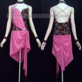 Inexpensive latin competition dance apparels,personalized latin dance outfits:LD