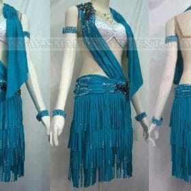 customized latin dancing clothes,custom made latin competition dance garment:LD-