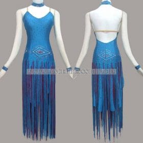 quality latin dancing clothes,fashion latin competition dance apparels:LD-SG1691