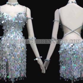 tailor made latin dancing apparels,hot sale latin competition dance wear:LD-SG17
