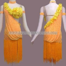 custom made latin dancing clothes,quality latin competition dance clothes:LD-SG1