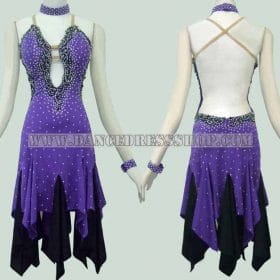 big size latin dancing apparels,latin competition dance attire:LD-SG1725