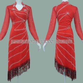Inexpensive latin dancing apparels,latin competition dance garment for kids:LD-S