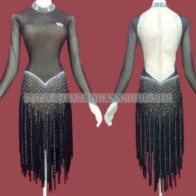 latin dancing apparels shop,latin competition dance wear for kids:LD-SG1749