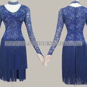 big size latin dancing apparels,personalized latin competition dance outfits:LD-