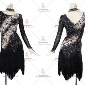 Affordable Latin Competition Dresses,Latin Dance Costumes Black LD-SG1787