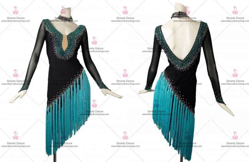 Latin Clothes,Latin Dance Dresses For Sale Black LD-SG1790