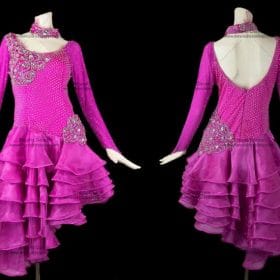 Latin Dance Gowns,Latin Ballroom Dresses Pink LD-SG1795