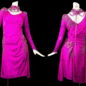 Latin Dance Competition Dresses,Latin Clothes Pink LD-SG1807