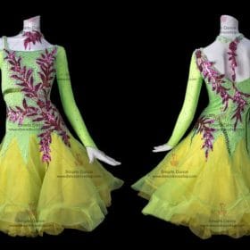 Latin Dance Dresses For Sale,Latin Costume For Female Green LD-SG1808