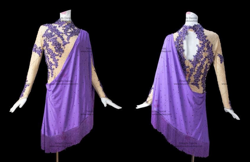 Latin Dresses,Latin Dresses For Sale Purple LD-SG1813