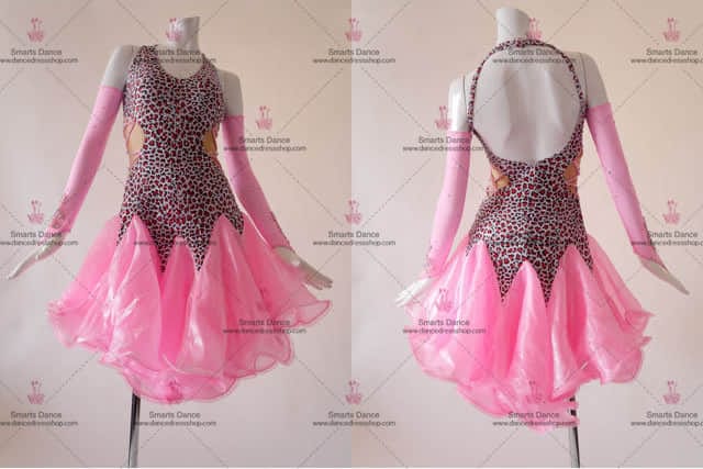 Latin Dancewear,Latin Clothes Pink LD-SG1818