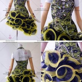 Latin Costumes,Latin Dance Customes Black LD-SG1822