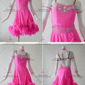 Latin Dance Gowns,Latin Dance Competition Dresses Pink LD-SG1825