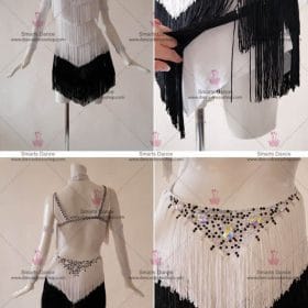 Latin Dresses,Latin Dance Dresses White LD-SG1838