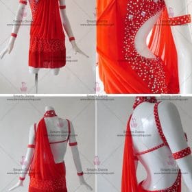Latin Dance Costumes,Latin Costumes Red LD-SG1839
