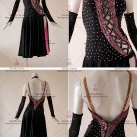 Affordable Latin Competition Dresses,Latin Dance Customes Black LD-SG1840