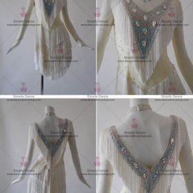 Affordable Latin Dress,Latin Dresses For Sale White LD-SG1841