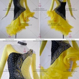 Latin Dance Clothes,Latin Dancewear Yellow LD-SG1848