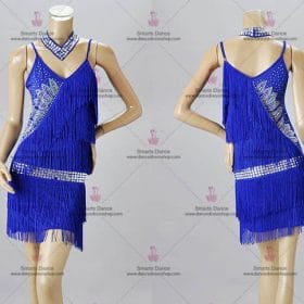 Latin Dance Clothes,Latin Gowns Blue LD-SG1898