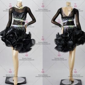 Latin Dance Costumes For Competition Black LD-SG1900