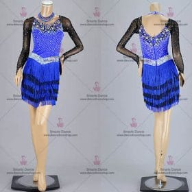 Latin Dresses For Sale,Latin Dance Dresses For Sale Blue LD-SG1902
