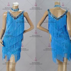 Latin Dance Customes,Latin Dance Dresses Blue LD-SG1903