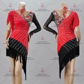 Tailor Made Latin Dress,Waltz Dance Dresses Red LD-SG1913