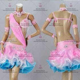 Waltz Dance Dresses,Latin Costumes Pink LD-SG1917