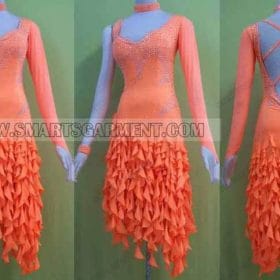 latin dancing apparels for children,quality latin competition dance garment:LD-S