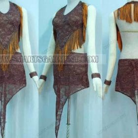 sexy latin dancing apparels,customized latin competition dance outfits:LD-SG213