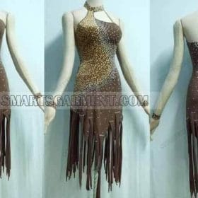 big size latin competition dance clothes,latin dance garment for sale:LD-SG221