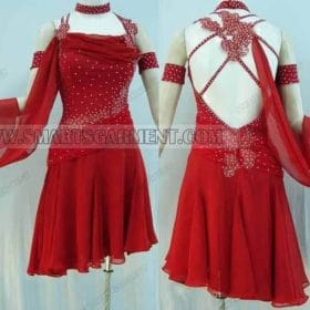 Inexpensive latin competition dance apparels,custom made latin dance wear:LD-SG2