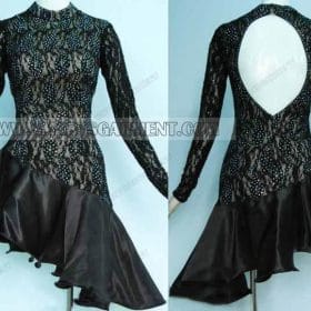 latin competition dance clothes store,custom made latin dance costumes:LD-SG292