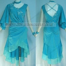 custom made latin dancing clothes,plus size latin competition dance wear:LD-SG30