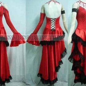 quality latin competition dance apparels,plus size latin dance attire:LD-SG306