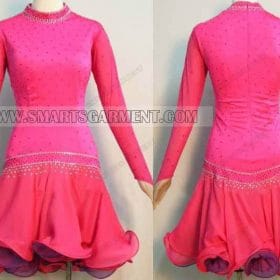 latin competition dance clothes for kids,latin dance clothes for competition:LD-