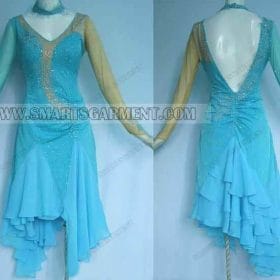 selling latin dancing apparels,latin competition dance wear for kids:LD-SG344