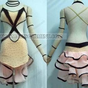 customized latin dancing apparels,tailor made latin competition dance dresses:LD
