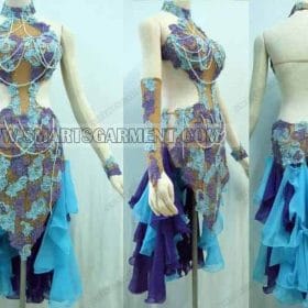 personalized latin dancing clothes,latin competition dance apparels for competit