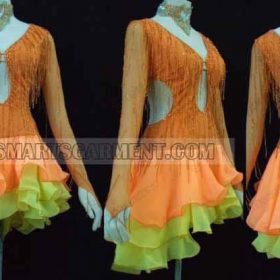 latin competition dance clothes store,tailor made latin dance clothes:LD-SG407